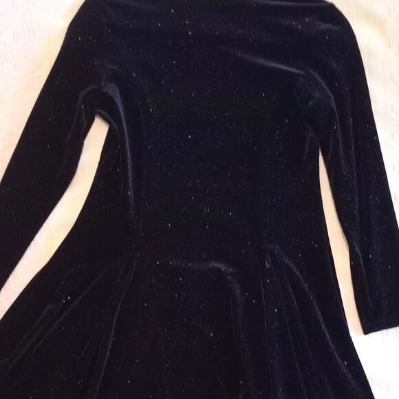 Sparkely velvet black dress - MS - Picture 7 of 7